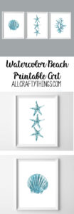 Beach Printables {Free, Watercolor Coastal Inspired Wall Art} - all ...