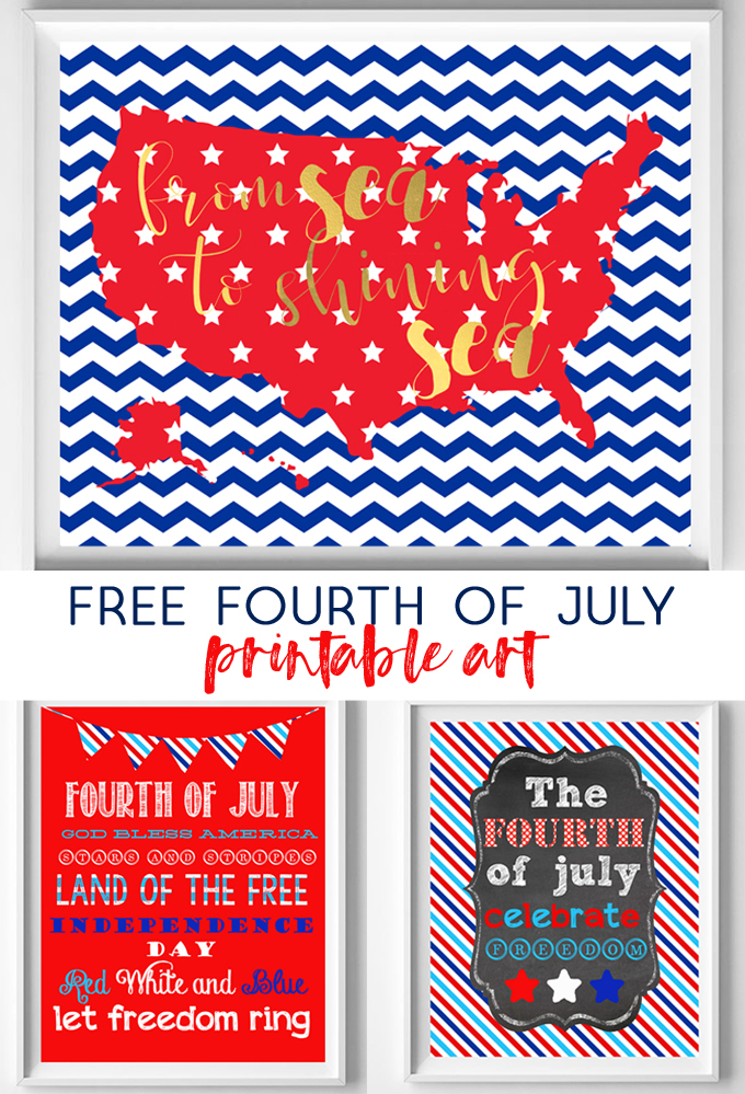 fourth of july free printable art all crafty things