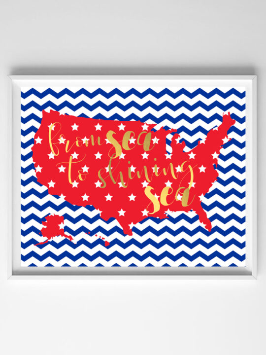 fourth july printable