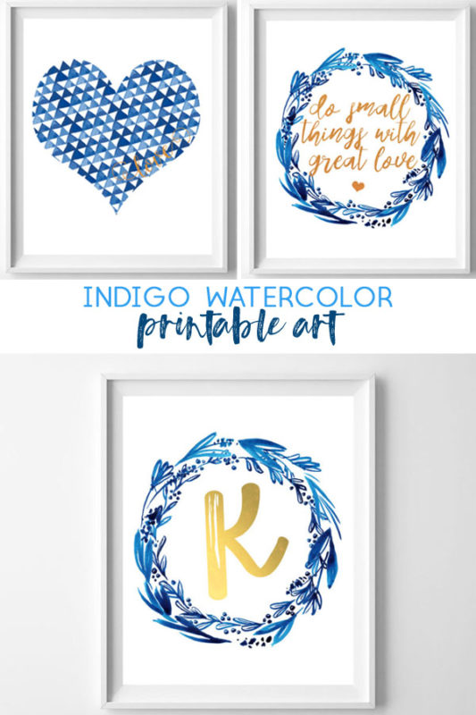 free printables | indigo art | wall art | free printables | free prints | home decor