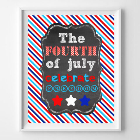 fourth of july printable art
