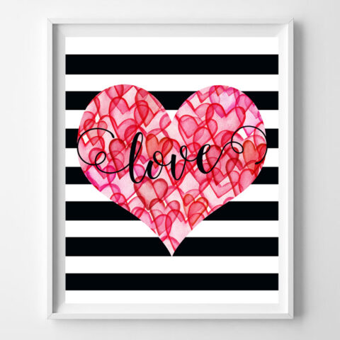 valentines day love printable