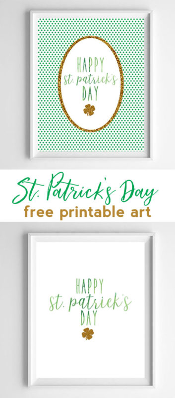 st pattys day printable