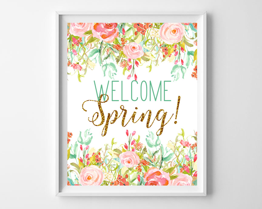 spring printable art - all crafty things