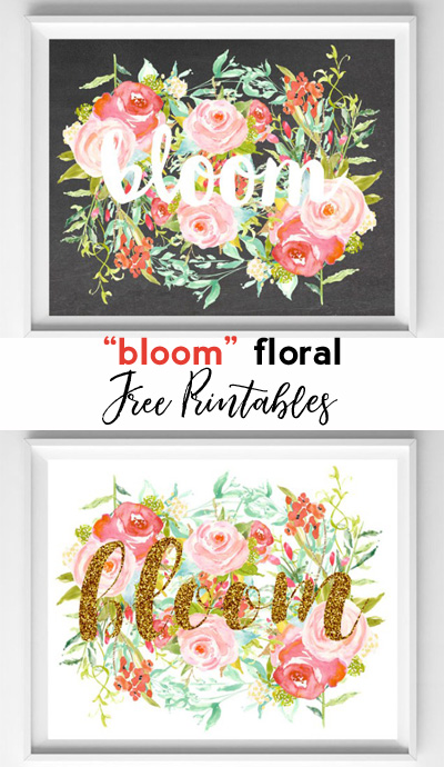 bloom printables