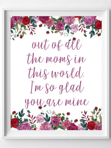 mothers day printable