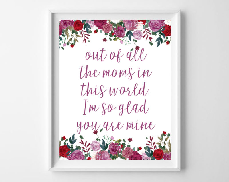free printable art {mothers day} - all crafty things