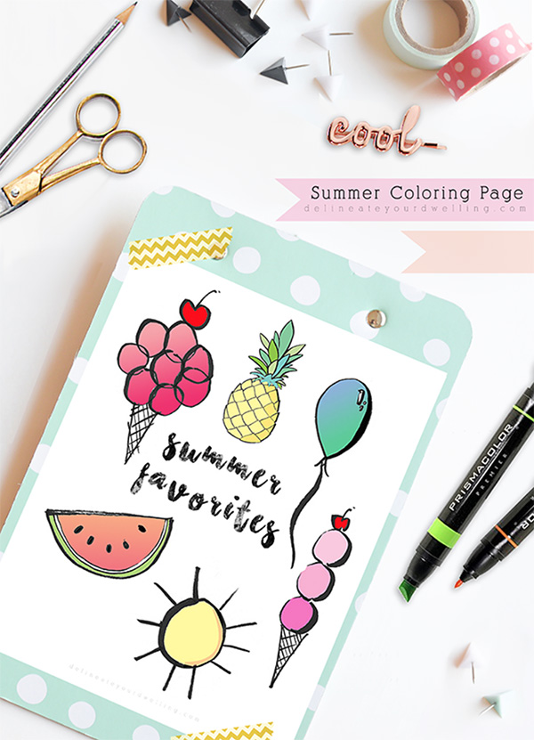 free summer printable art - all crafty things