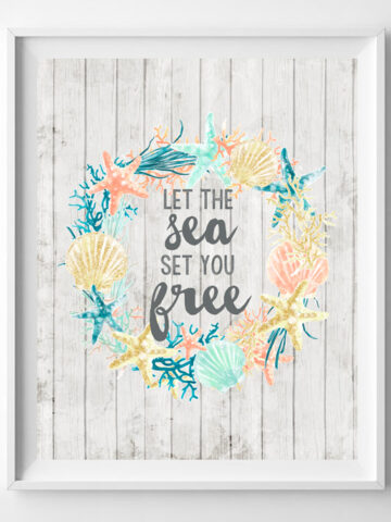 coastal printables