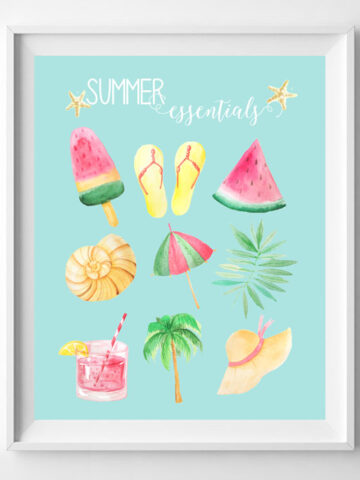 watercolor summer