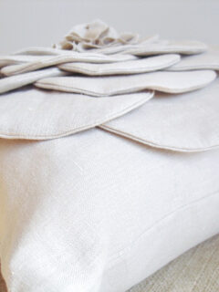 shabby flower pillow