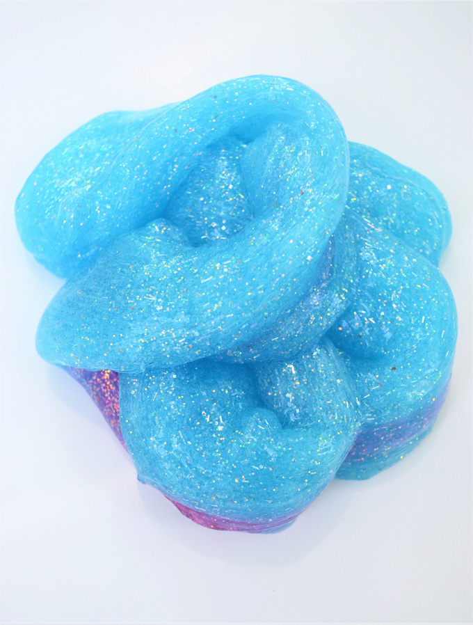 easy glitter slime recipe {using elmer's glue} - all crafty things