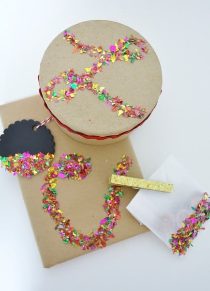 confetti gift wrap 2