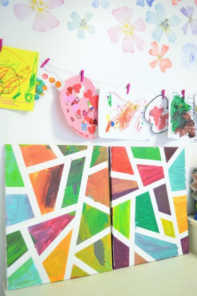 simple canvas painting ideas for kids