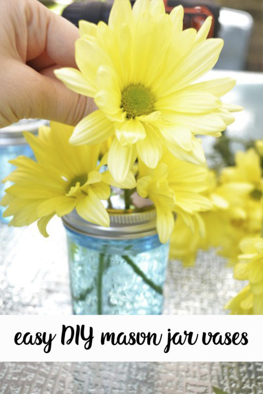 diy mason jar vases