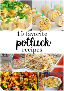 15 potluck recipes - all crafty things