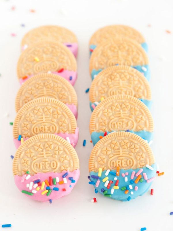 gender reveal oreos