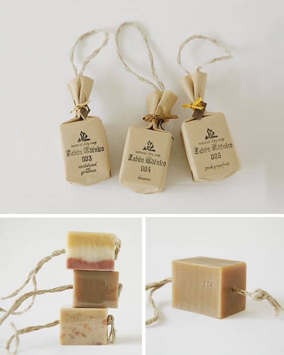 how to package soap