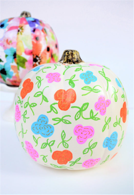 painted pumpkin diy