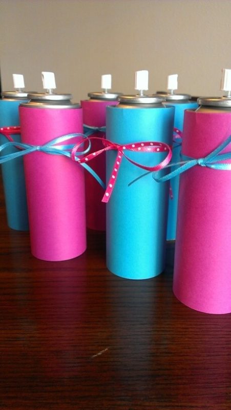 silly string gender reveal