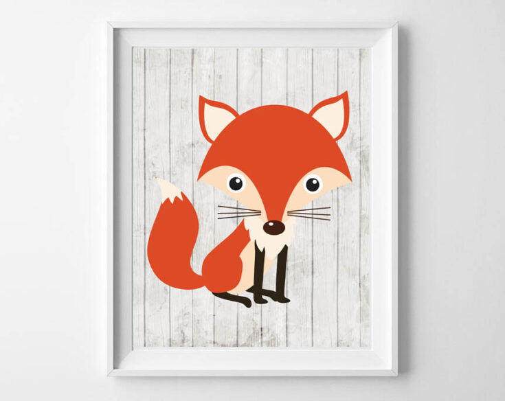 woodland animals printables (free woodland printables for kids-six ...