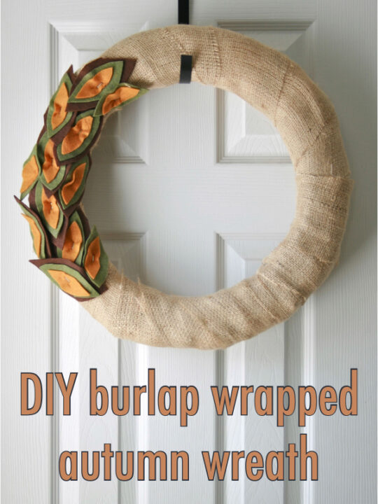 burlap wreath