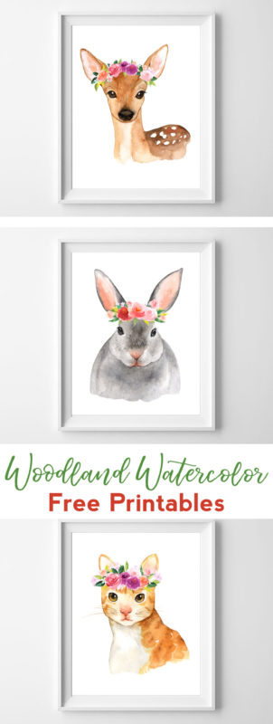 woodland printable art