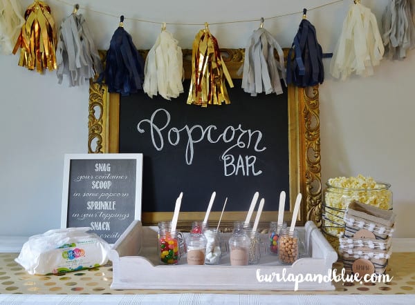 fall festival ideas popcorn bar