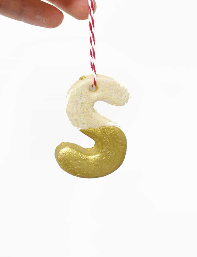 how to make initial ornaments 6