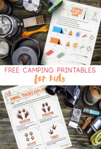 Free Summer Camping Printables for Kids - all crafty things