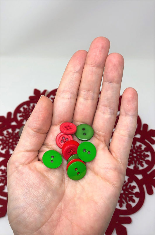 handful of buttons