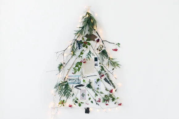 DIY Washi Tape Christmas Tree - Homey Oh My