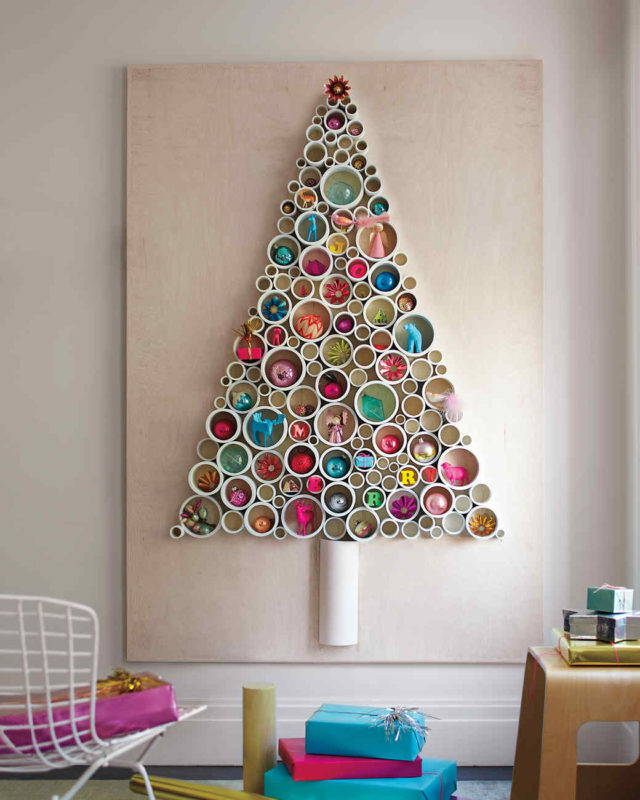 pvc pipe christmas tree