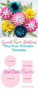 How to Make Paper Dahlias - all crafty things