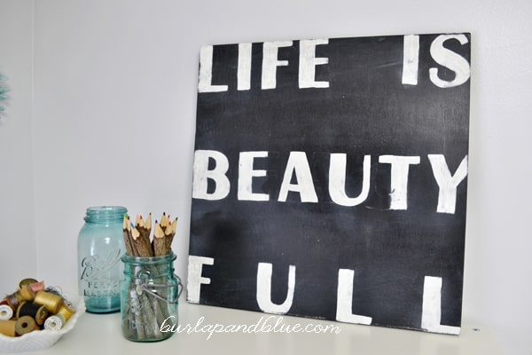 life is beauty full sign