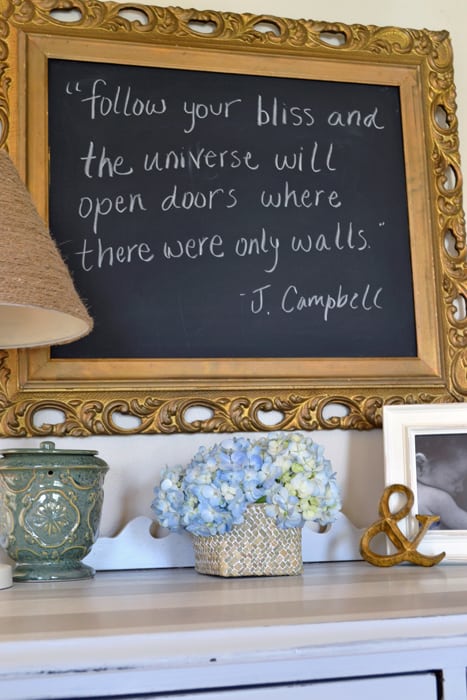 chalkboard frame