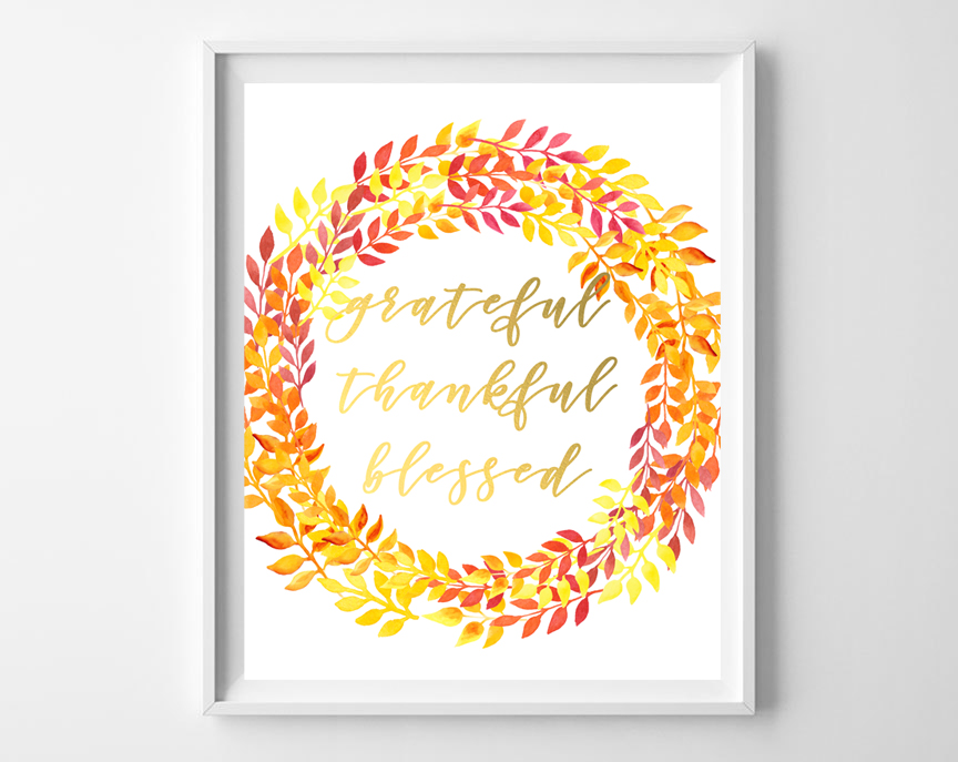 grateful wall art