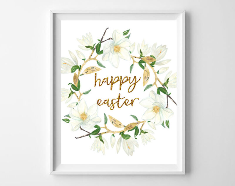 happy easter printable