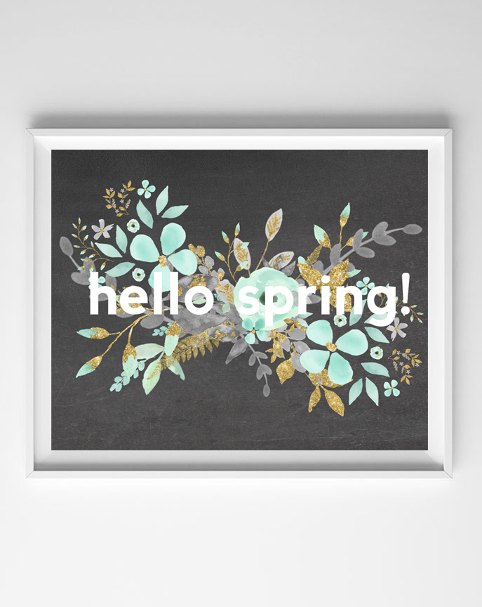 hello spring art