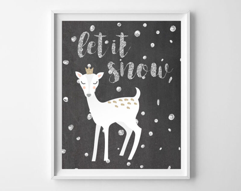 let it snow art