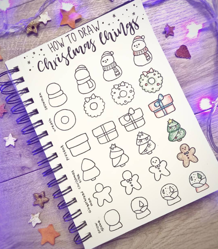 christmas doodles