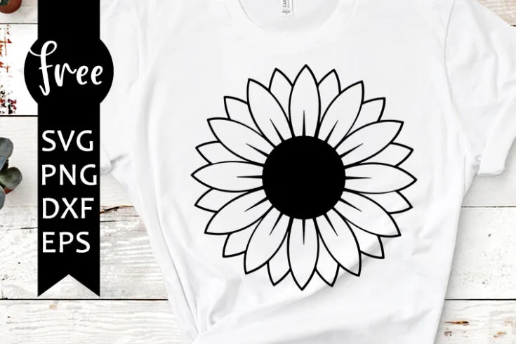 Free Free 81 Sunflower Wreath Svg Black And White SVG PNG EPS DXF File