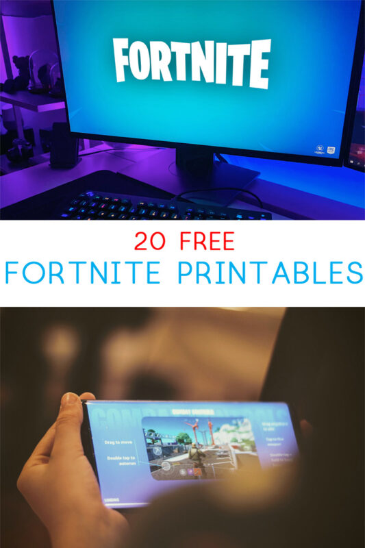 Fortnite Printables {Free Party, Decor and Games Printables} - all ...