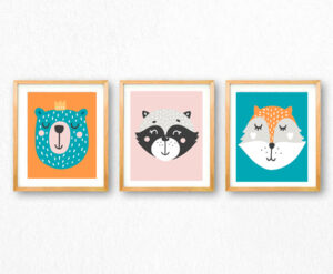 woodland animals printables (free woodland printables for kids-six ...