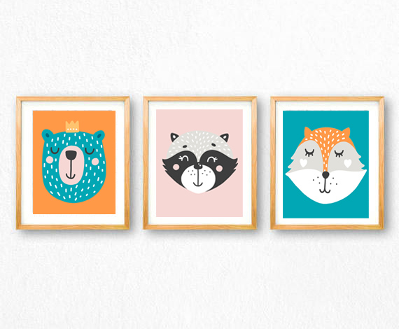 woodland animals printable