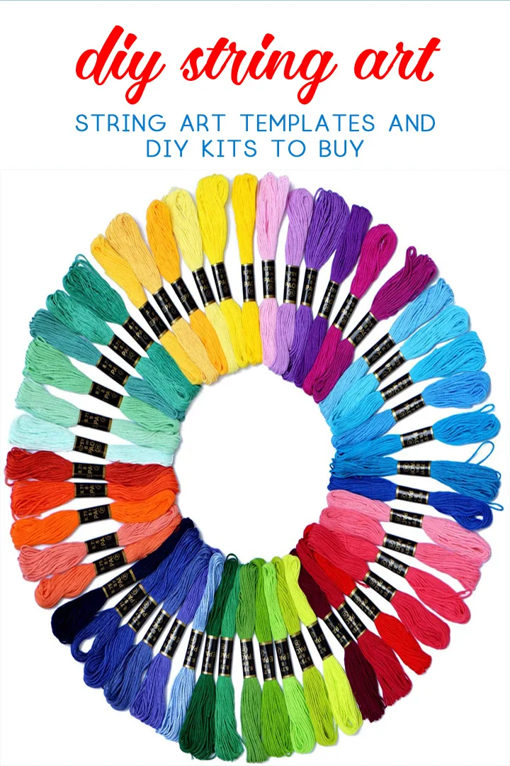 How to Make String Art | Beautiful Rainbow Thread Heart Tutorial