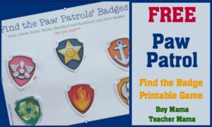 Paw Patrol Printables - all crafty things