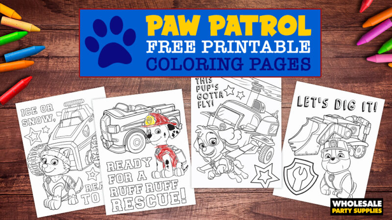 Paw Patrol Printables - all crafty things