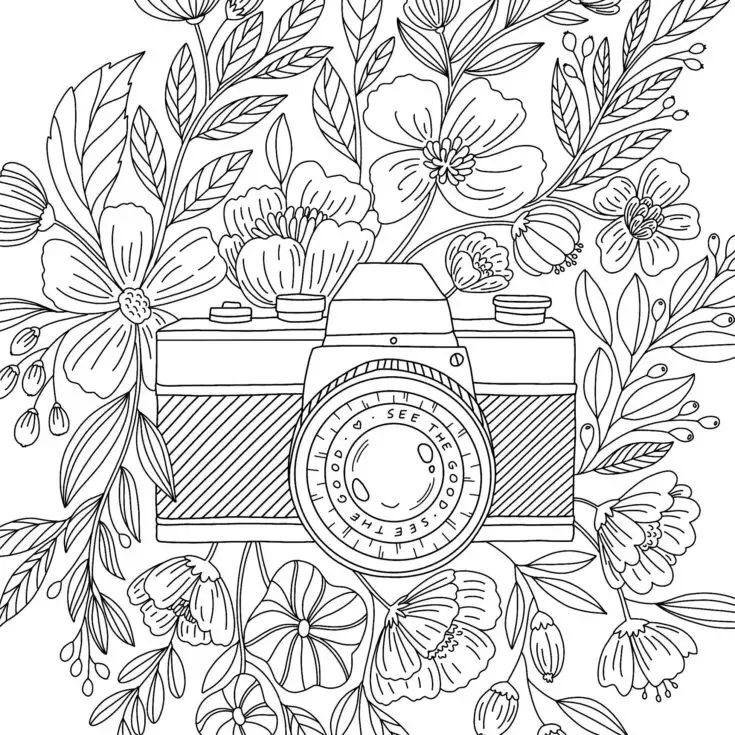 Flower Adult Coloring Pages  Woo! Jr. Kids Activities