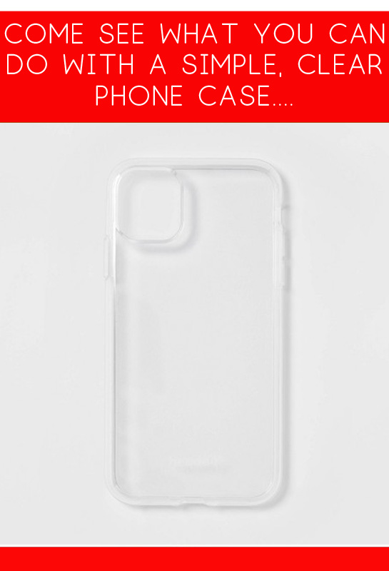 Clear Phone Case  Clear phone case, Phone cases, Case